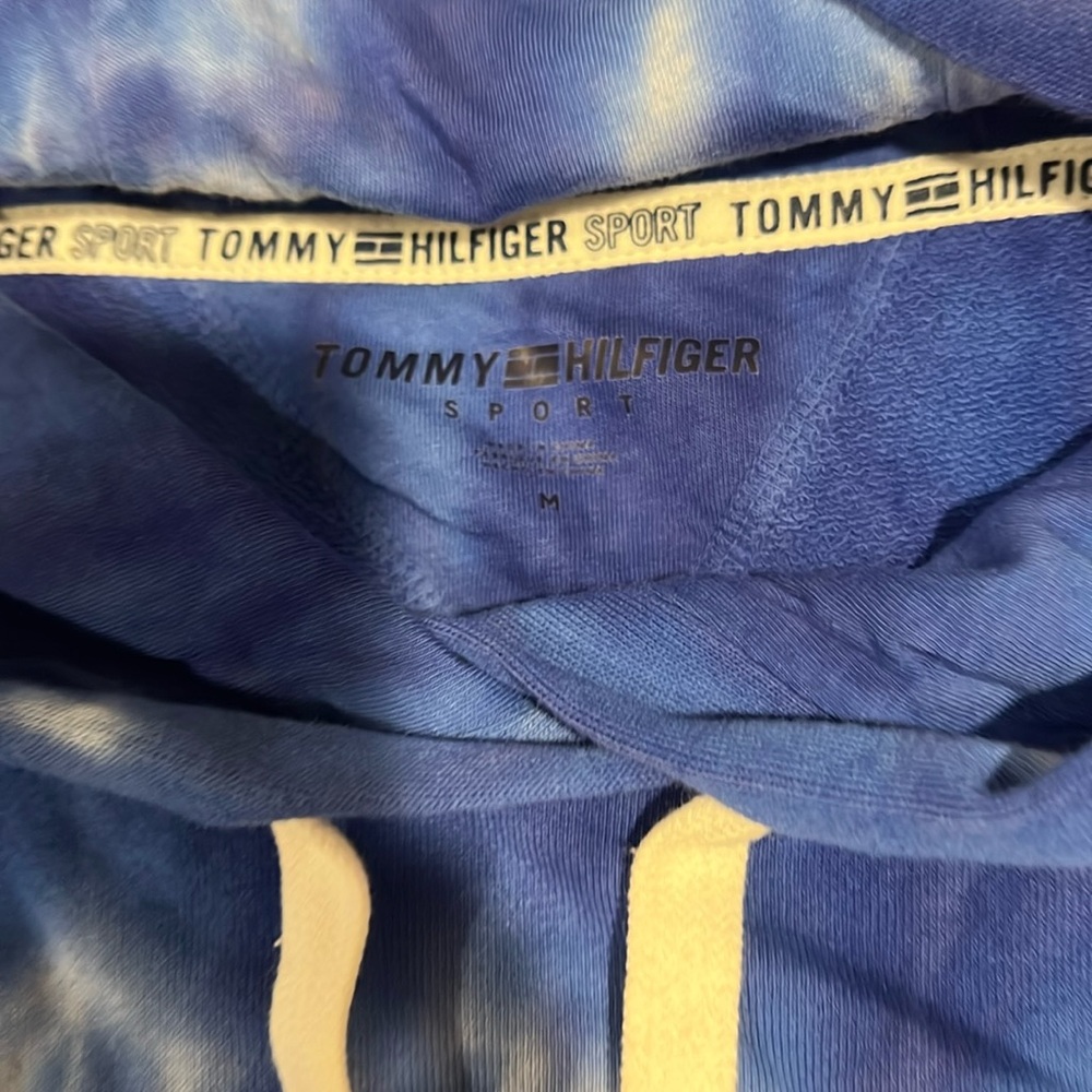 Tommy Hilfiger royal blue hooded sweatshirt - Picture 2 of 3